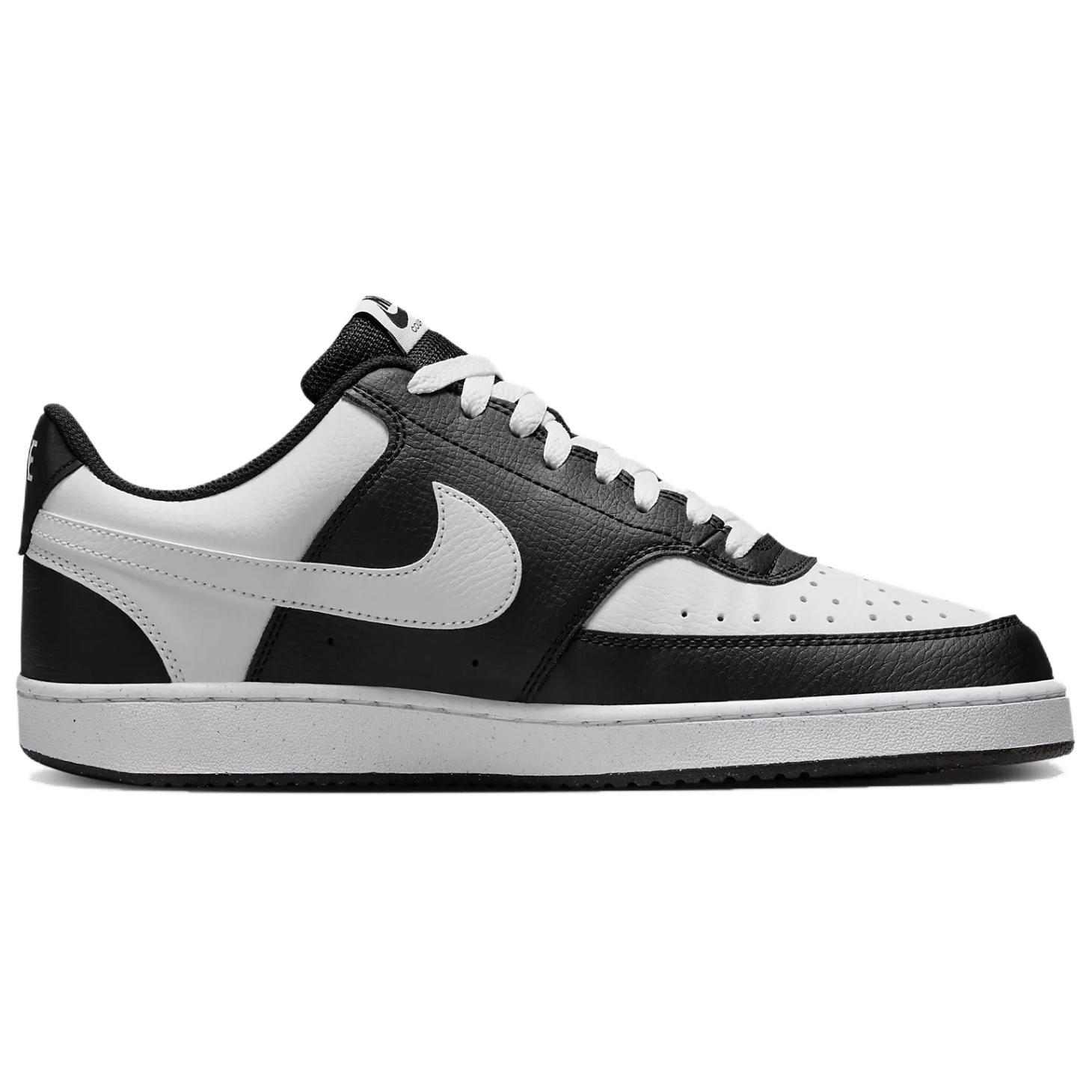 Кроссовки Nike Court Vision Skateboarding Shoes Men Low-top Black/White, черный/белый — фото 2