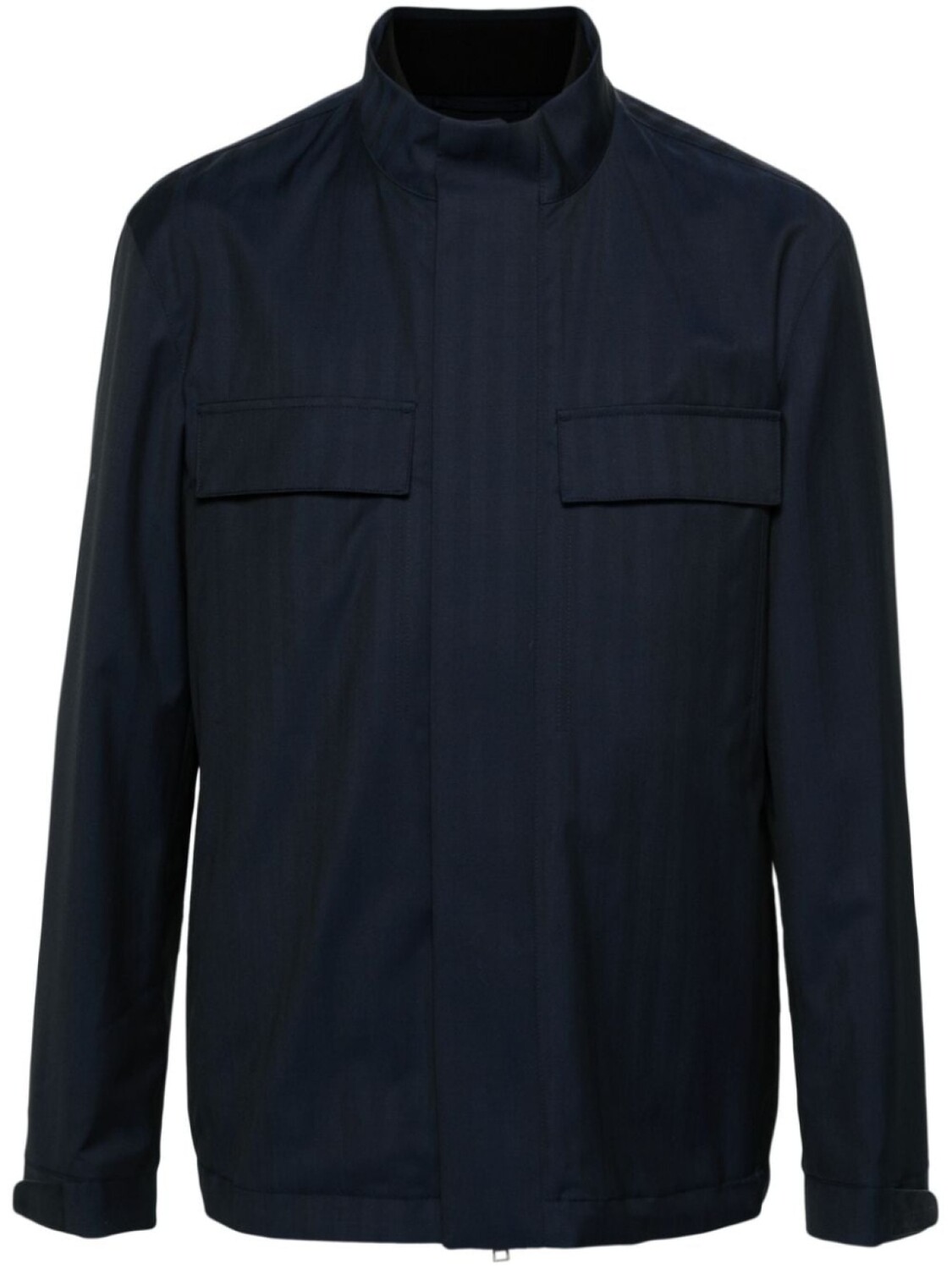 

Zegna шерстяная куртка на молнии, синий