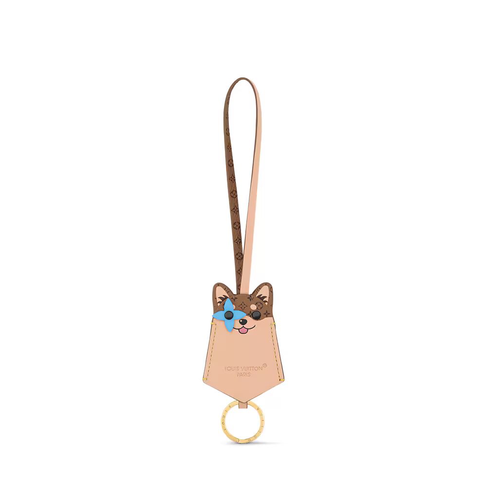 

Подвеска на сумку LV Dog Louis Vuitton, бежевый