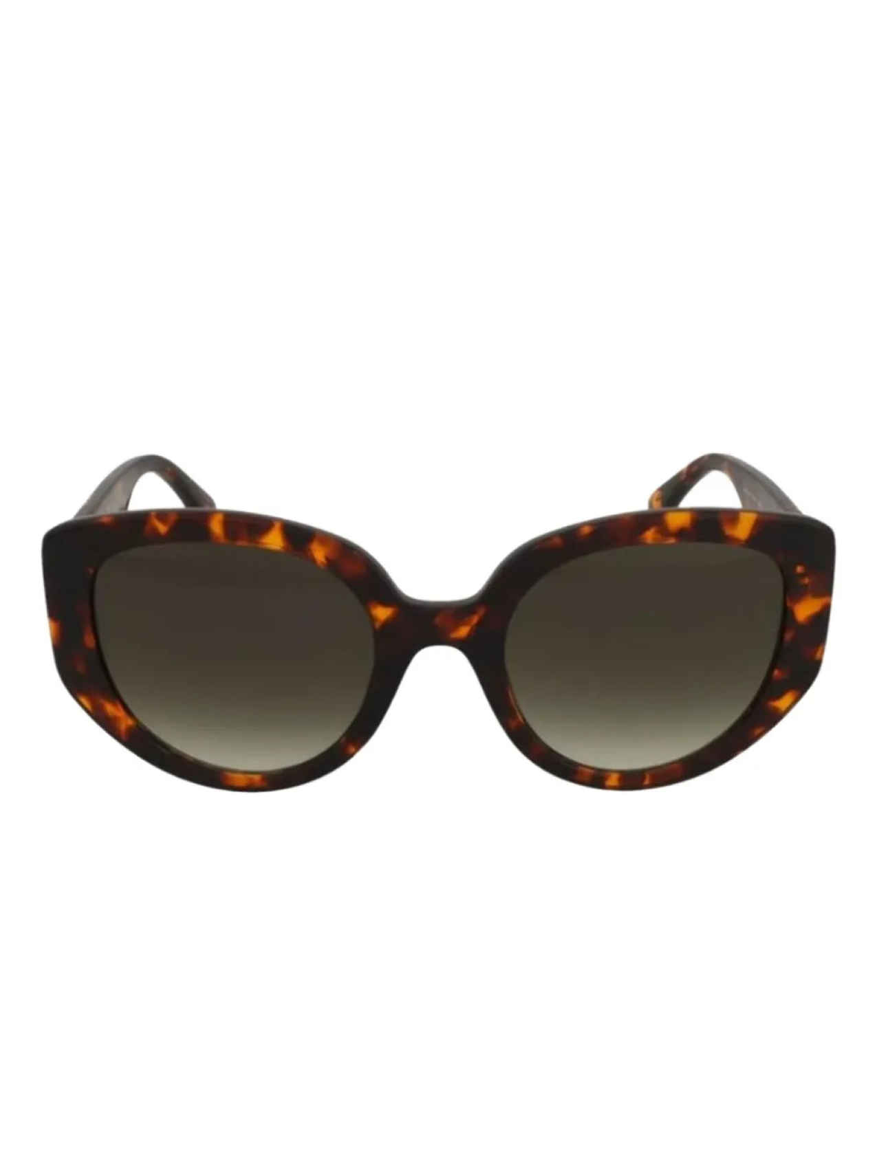 

Солнцезащитные очки Moschino Eyewear в черепаховой оправе «кошачий глаз», коричневый