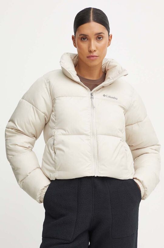 

Пуховая куртка Colorblock Columbia, бежевый