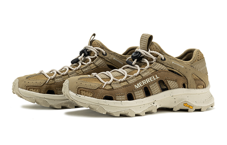 MERRELL Скоростные фьюжн дышащие речные треккинговые туфли мужские хаки тёмно-хаки, цвет Dark Khaki — фото 3
