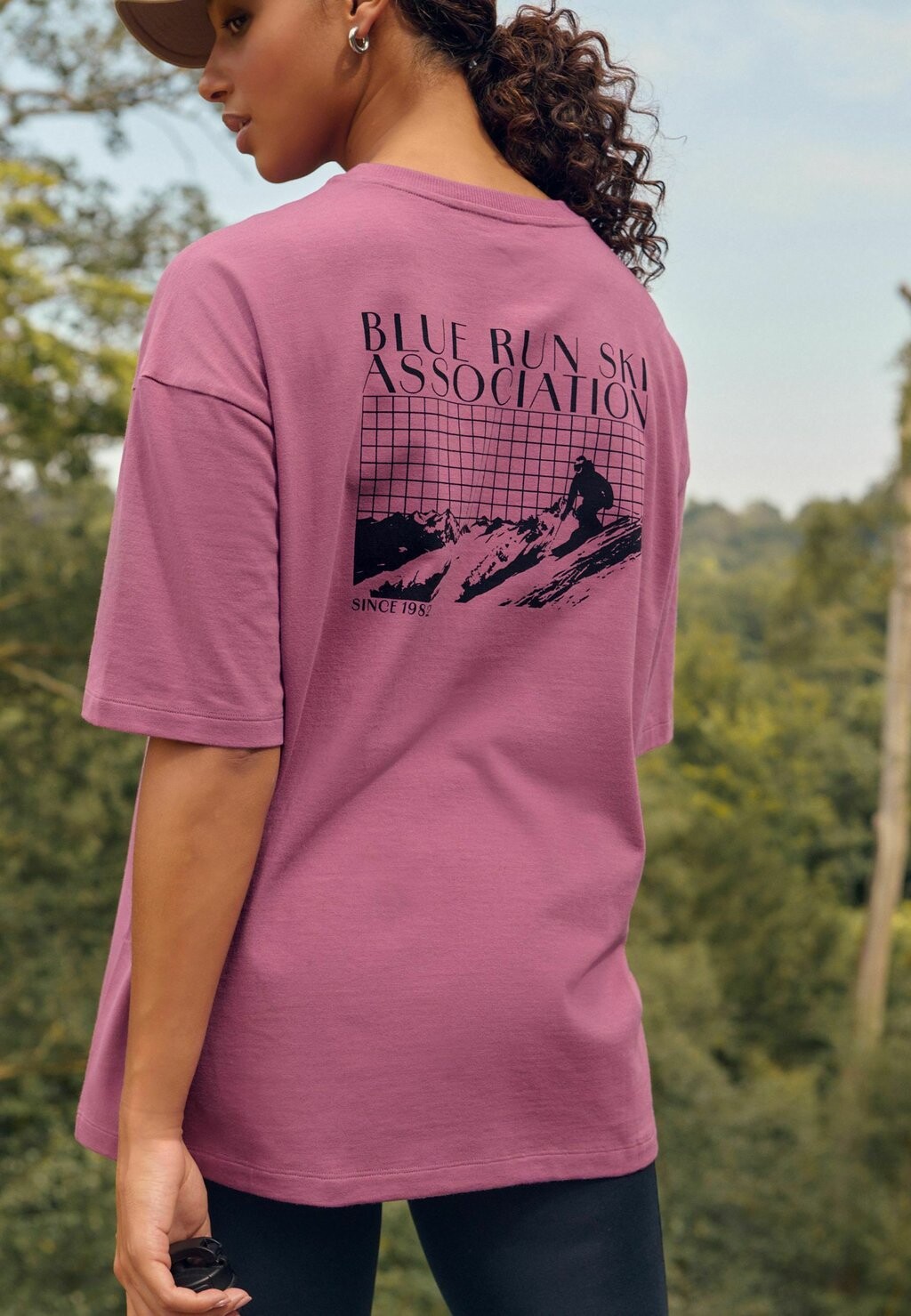 

Футболка с принтом GRAPHIC SPORTY Next, розовый
