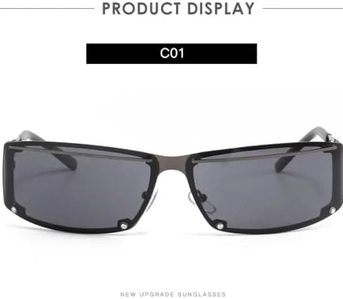 

Солнцезащитные очки 2027 года с полой огранкой, мужские, модные, для уличной фотографии, хип-хоп, вогнутый стиль, женские солнцезащитные очки MTZJH, Black