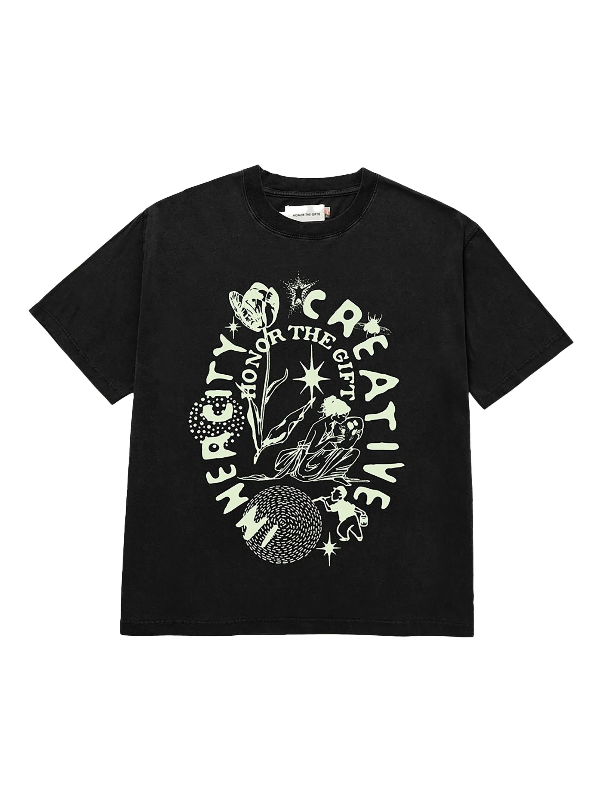 

Футболка с графичным принтом Honor The Gift, черный