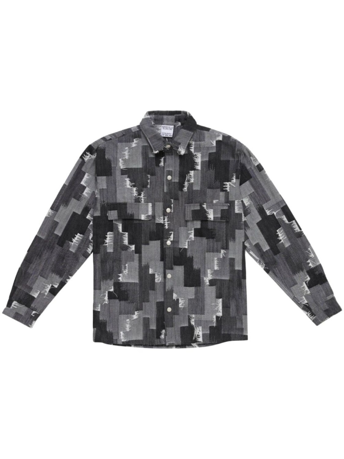 

Marcelo Burlon County of Milan рубашка с принтом, черный