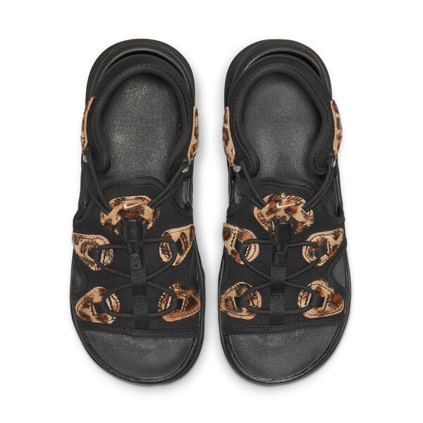 Тапочки air max koko sandals леопардовые Nike, черный — фото 4