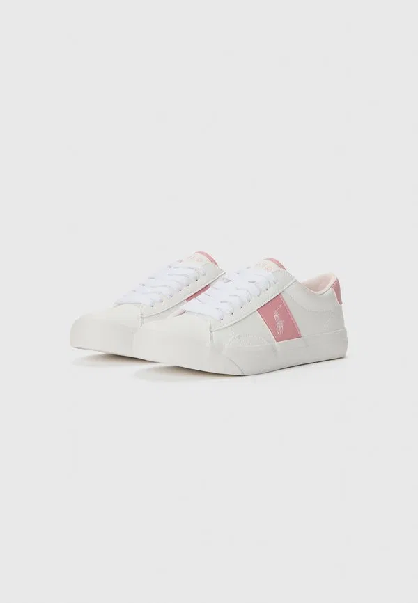Кроссовки ryley Polo Ralph Lauren, White Tumbled/Pink — фото 2
