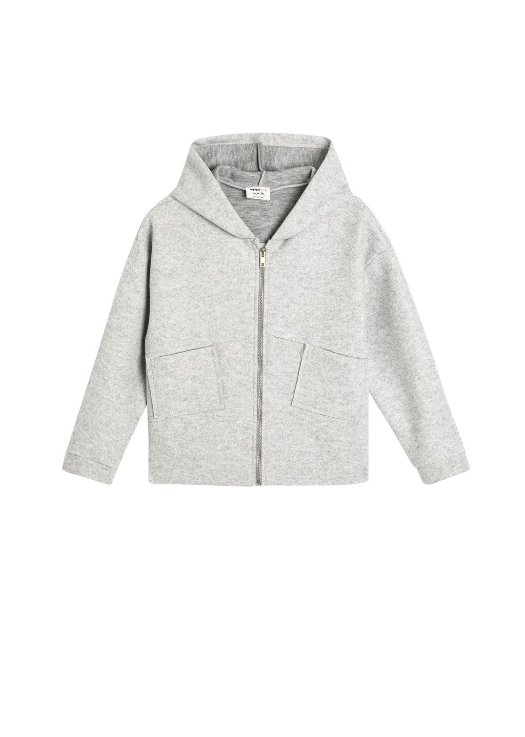 

Толстовка на молнии ZIPPERED Koton, серый