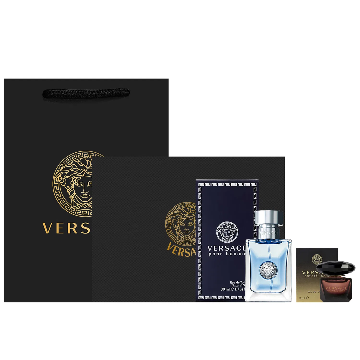Набор парфюмерии Versace Homage 30ml + Starry Night Crystal 5ml + сумка черный