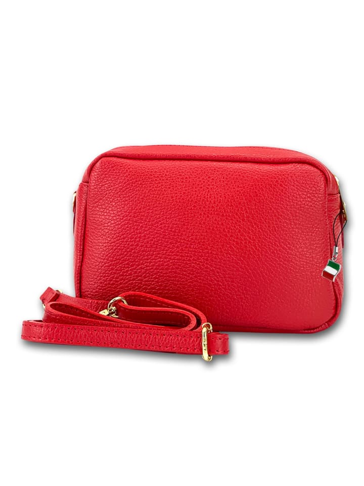 

Кожаная сумка через плечо Florence, красная, примерно 22 см Florence