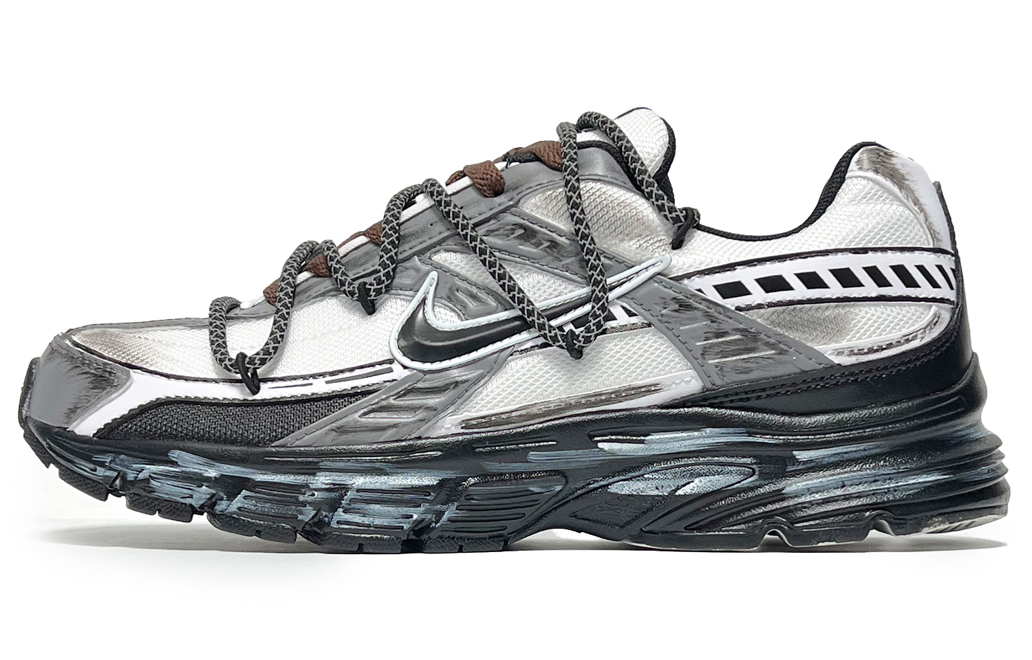 

Инициатор устойчивые к истиранию низкие повседневные городские кроссовки для мужчин gray Nike, серый