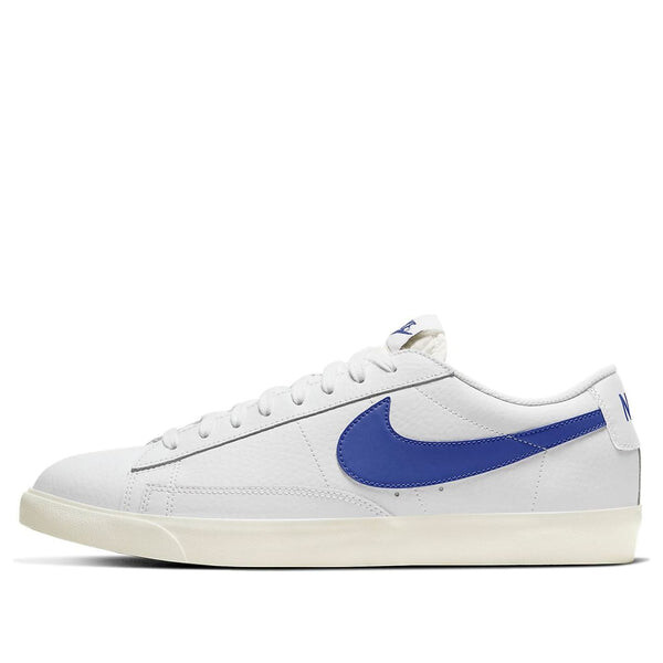 

Кроссовки blazer low leather 'astronomy blue' Nike, белый