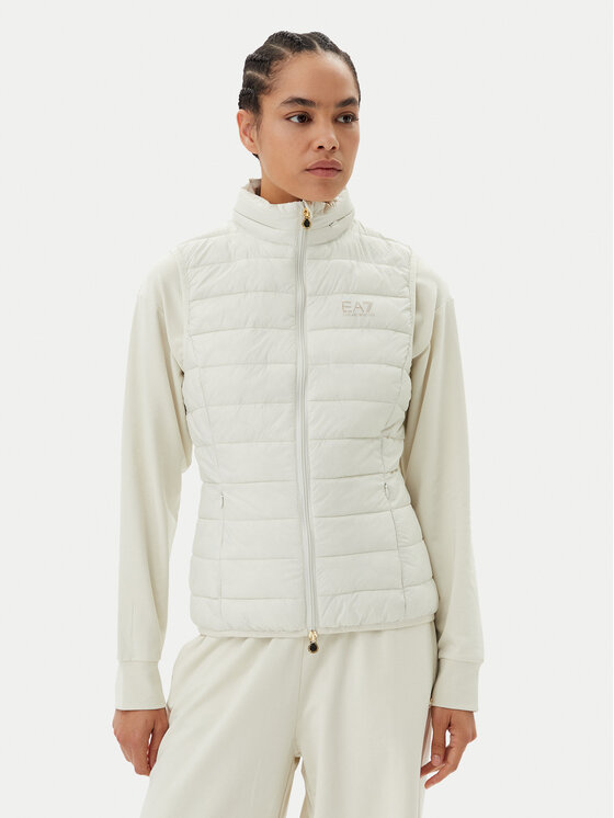 

Утепленный жилет slim fit 7W000087 AF12477 U1112 Ea7 Emporio Armani, бежевый