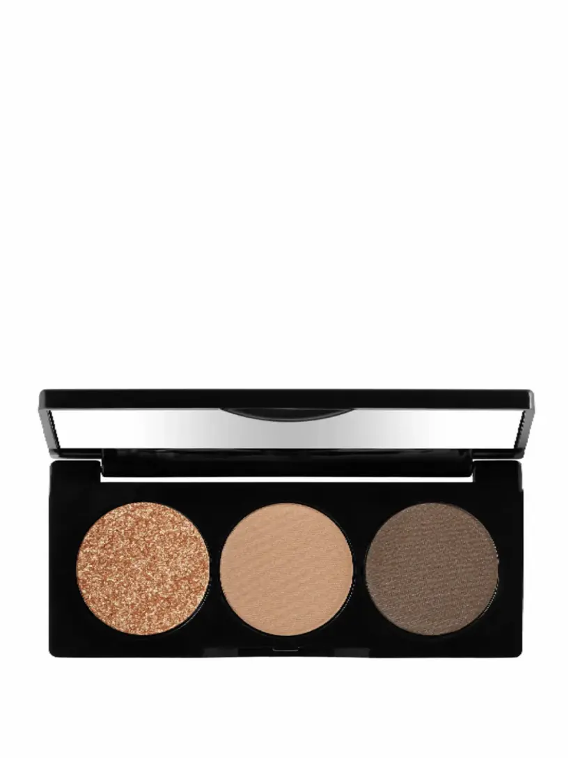 

Тени для век Essential Eye Shadow Trios, оттенок Golden Hour: - Golden Gaze - Taupe - Mahogany Bobbi Brown