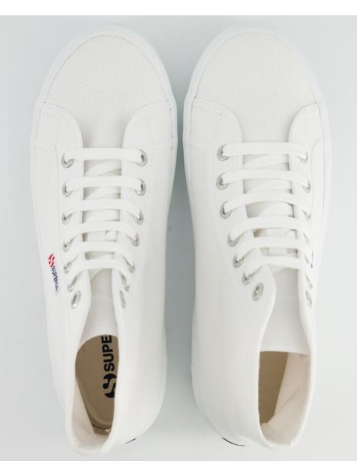 Высокие кроссовки Superga, белый — фото 4