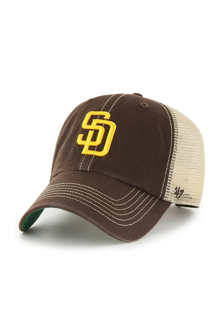 

Кепка MLB San Diego Padres 47 Brand, коричневый