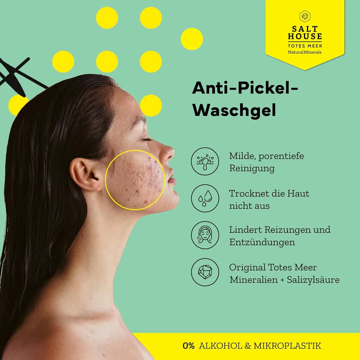 Гель для умывания Salthouse Natural Minerals — Anti-Pimple, 200 мл — фото 2