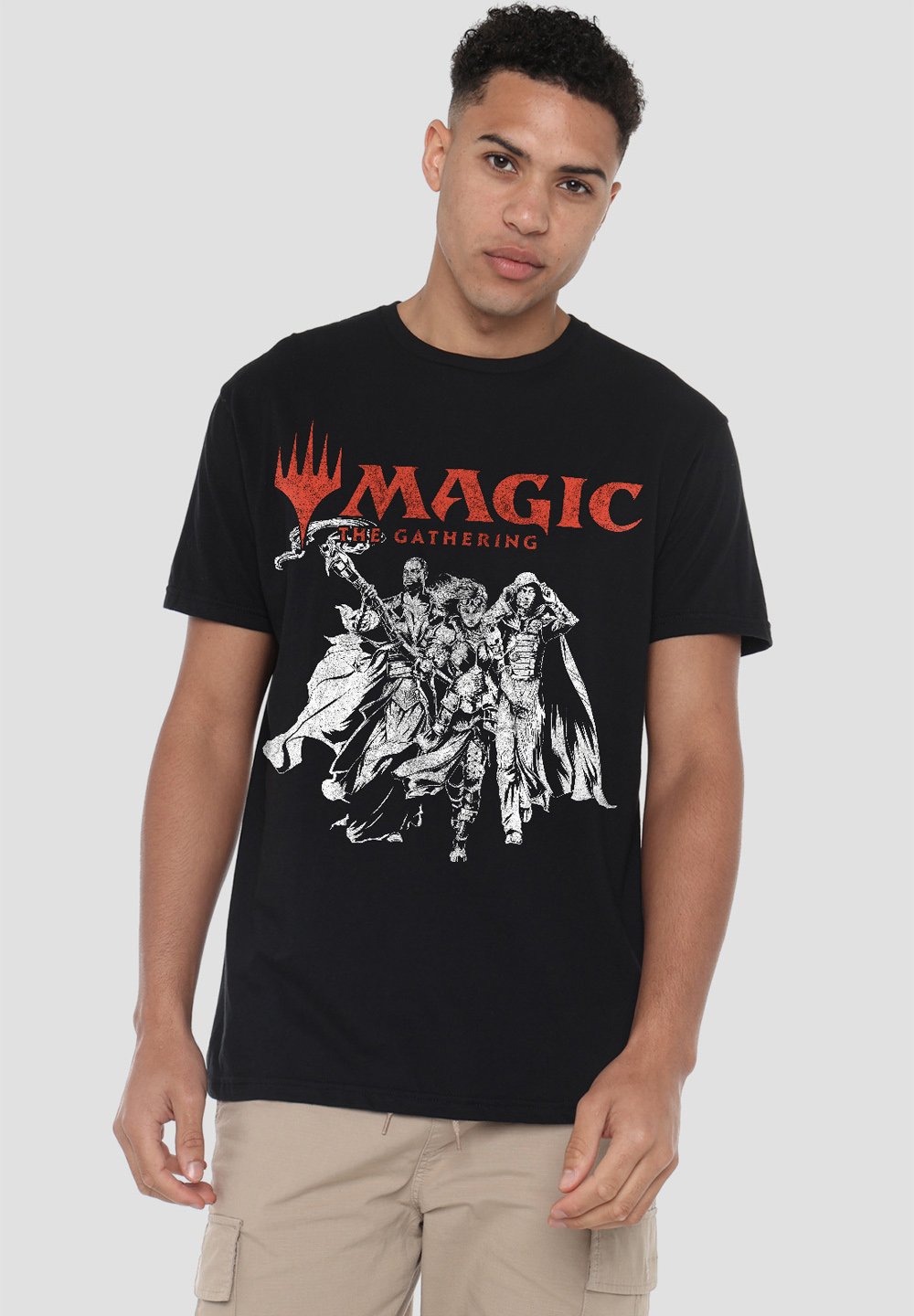 

Футболка с принтом MAGIC THE GATHERING THE PLANESWALKERS REGULAR FIT SHORT SLEEVE Hasbro, черный