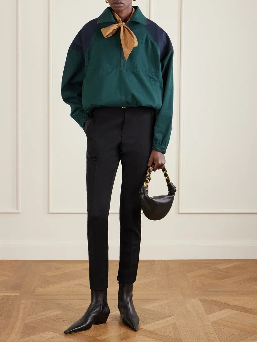 Миниатюрная кожаная сумка Amalia на плечо SAINT LAURENT, черный — фото 3