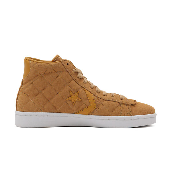 Кроссовки undefeated x pro leather mid 'taffy brown' Converse, бежевый — фото 2