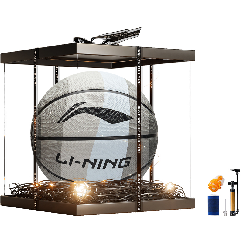 

Резиновый баскетбольный мяч gray размер 5, размер 7 тренировочный unisex china LINING