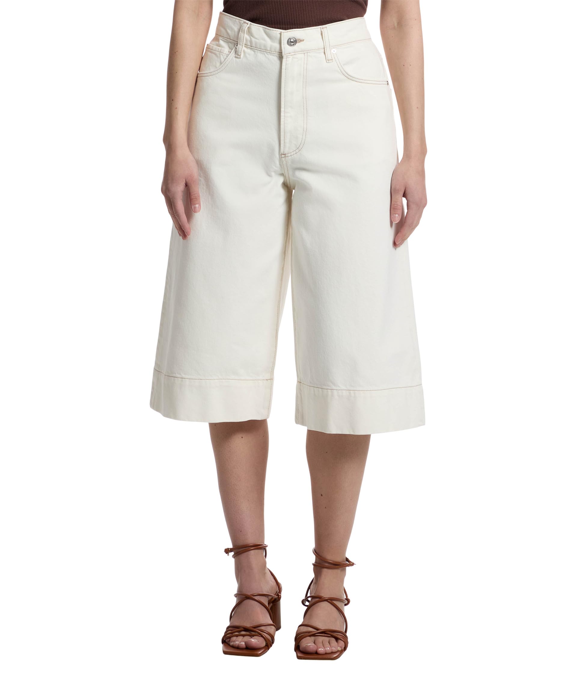 

Джинсы Paige Eva Gaucho in Contrast Ecru, цвет Contrast Ecru