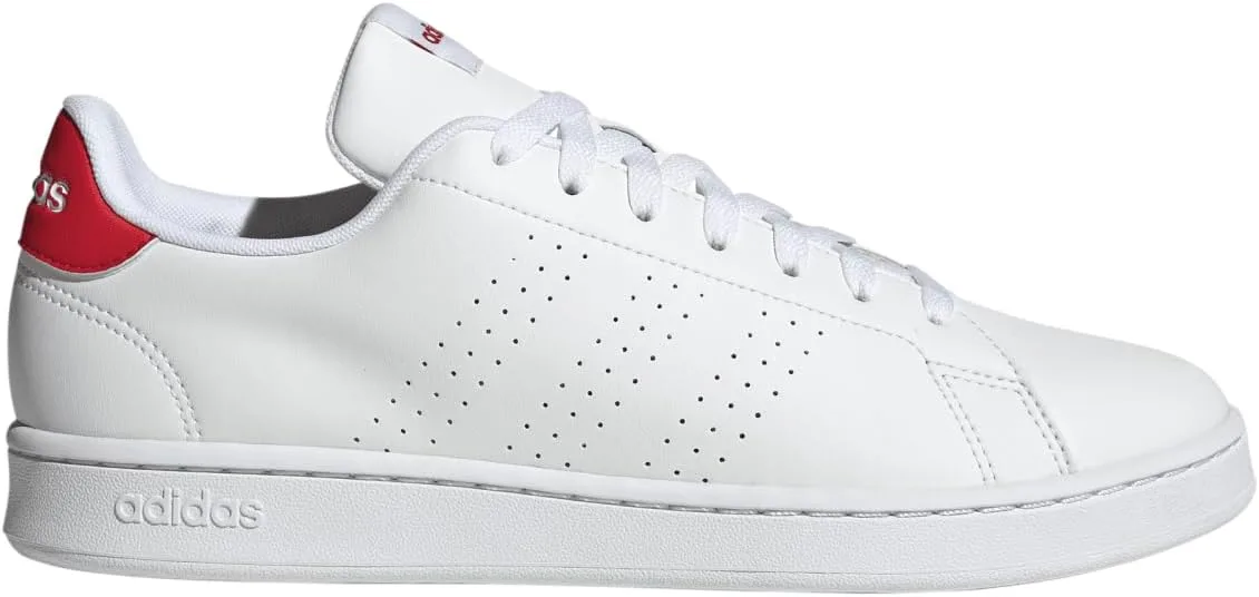 Мужские кожаные кроссовки Adidas Advantage Premium, белый — фото 3