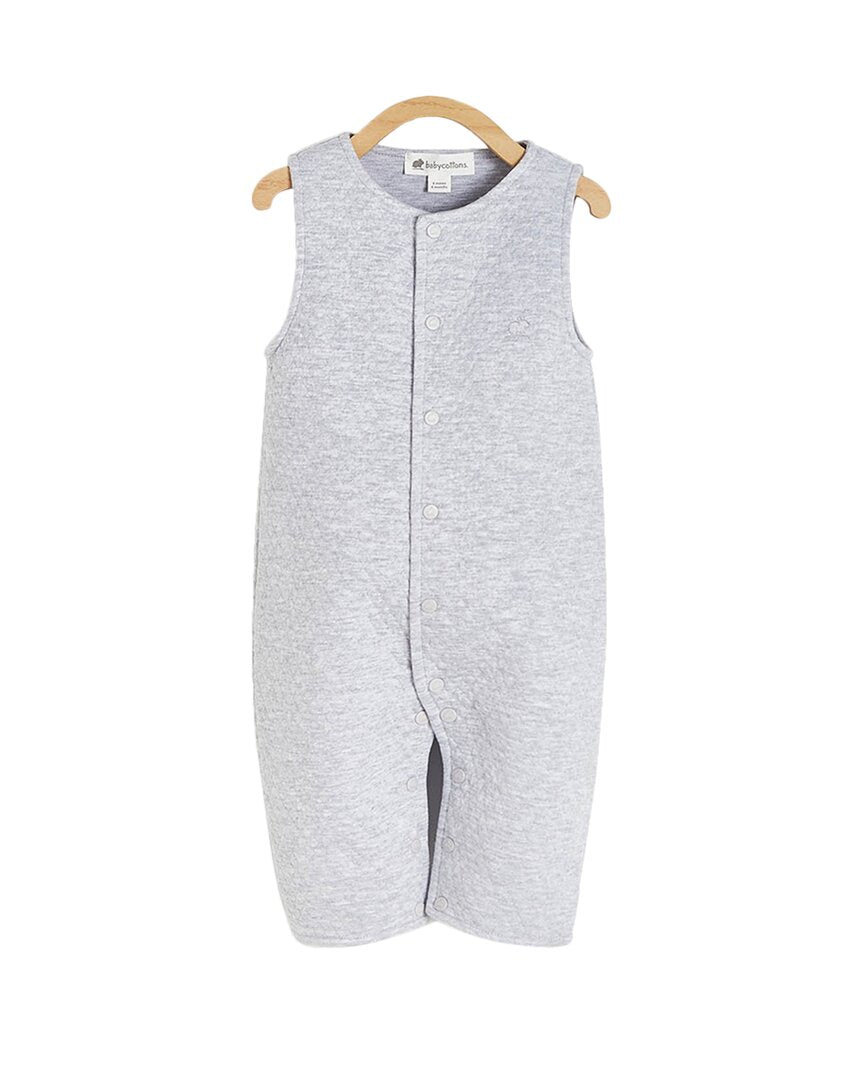 

Мини-стеганый комбинезон Babycottons, серый