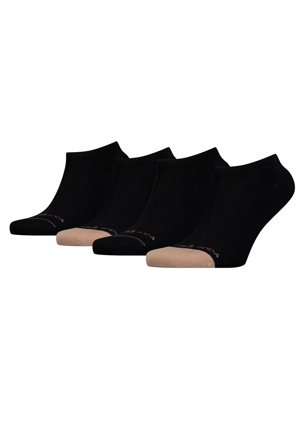 

Носки Scotch & Soda SCSO Dip Toe Sneaker 4P, черный