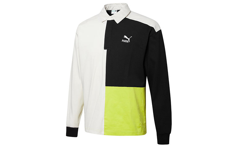 

Винтажная поло мужская экрю PUMA