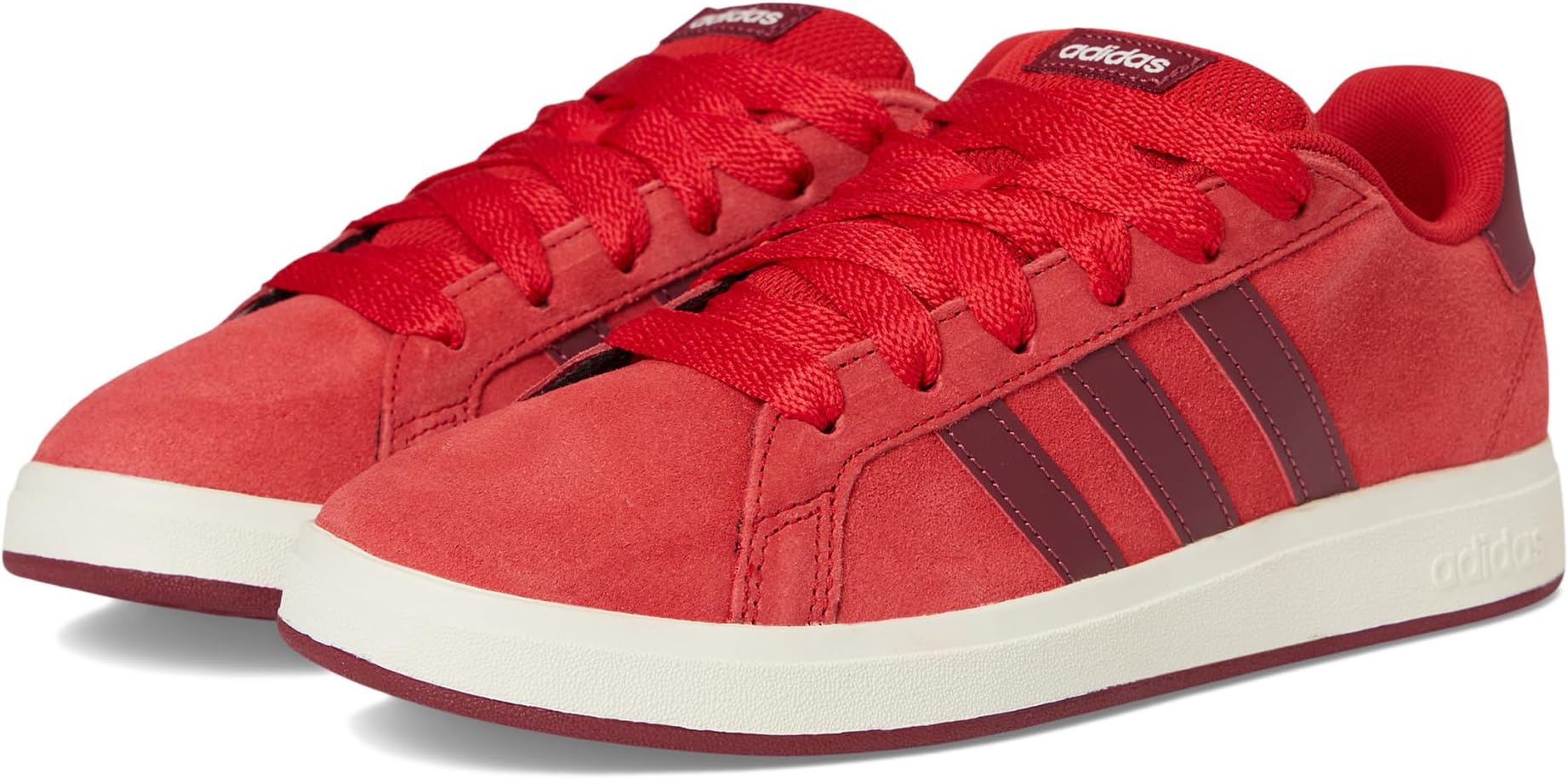 

Кроссовки Adidas Kids Grand Court 00s Shoes, Off White/White/Black