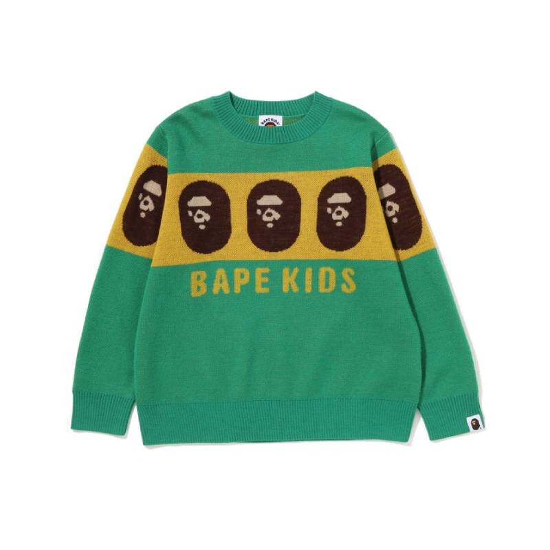 

Детский свитер A Bathing Ape, цвет Denim NYX