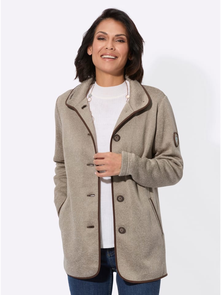 

Флисовая куртка цвета кунжутный меланж WITT WEIDEN