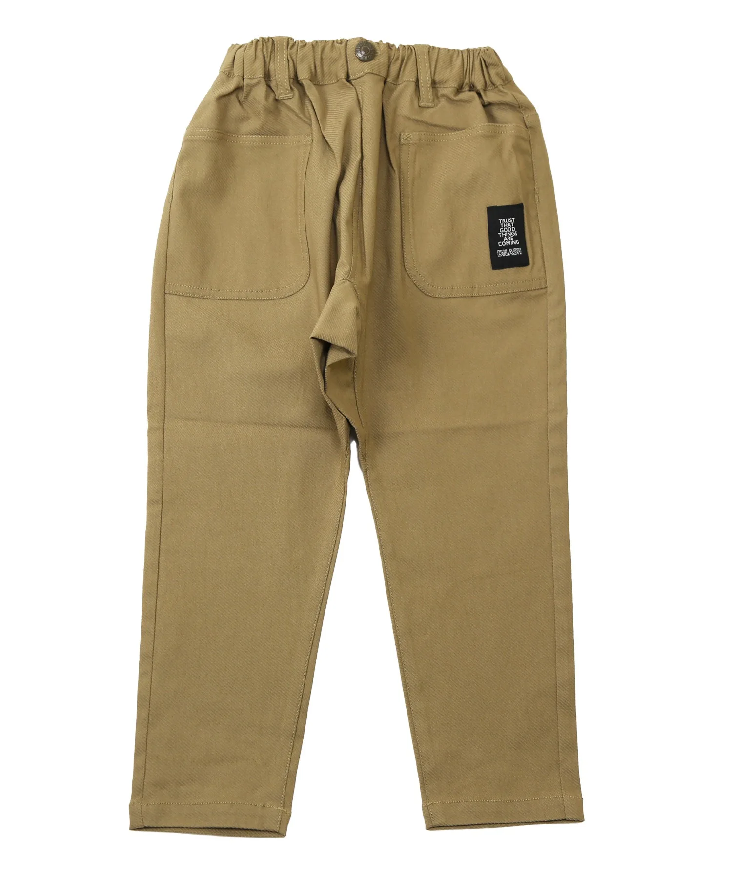 Детские штаны суперстретч DILASH SUPER STRETCH TAPERED PANTS хаки — фото 4