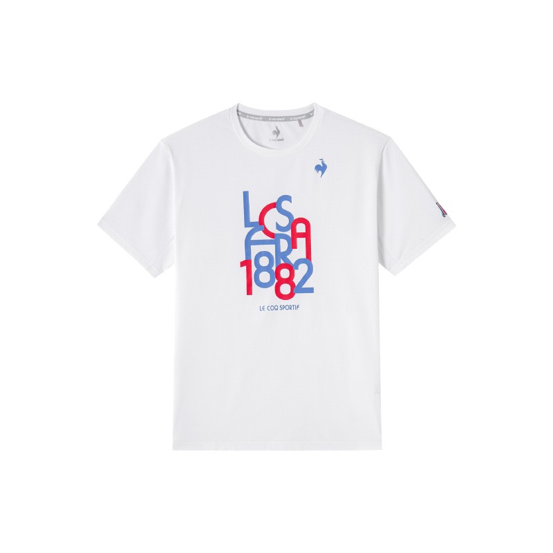 

Мужская футболка SS24 Le Coq Sportif, Porcelain White