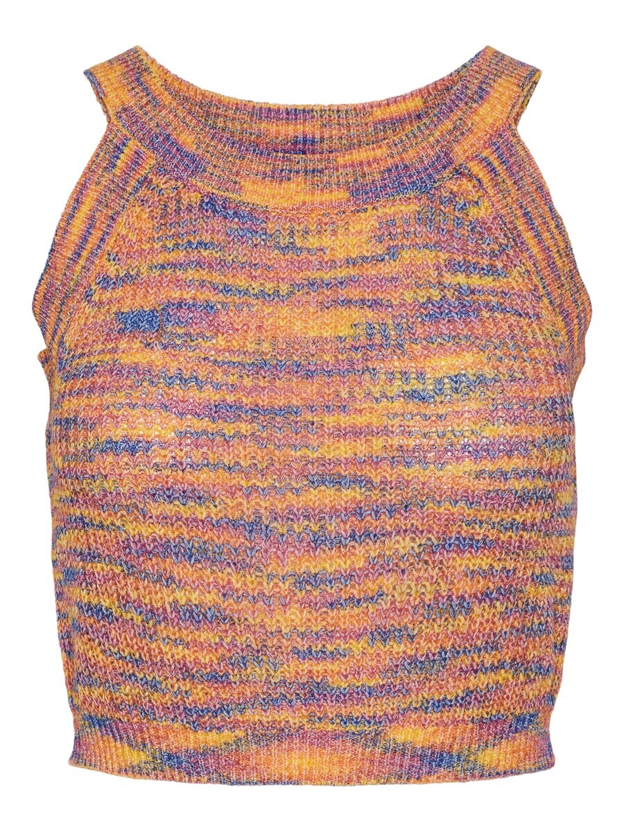 

Топ PIECES Knitted Top KERA, цвет Mandarine/Peach