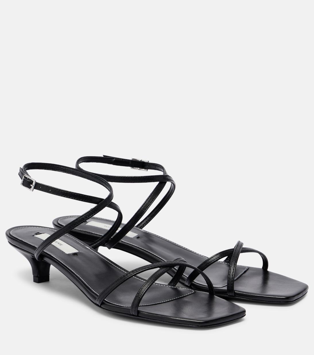 Кожаные сандалии Toteme, Black 001