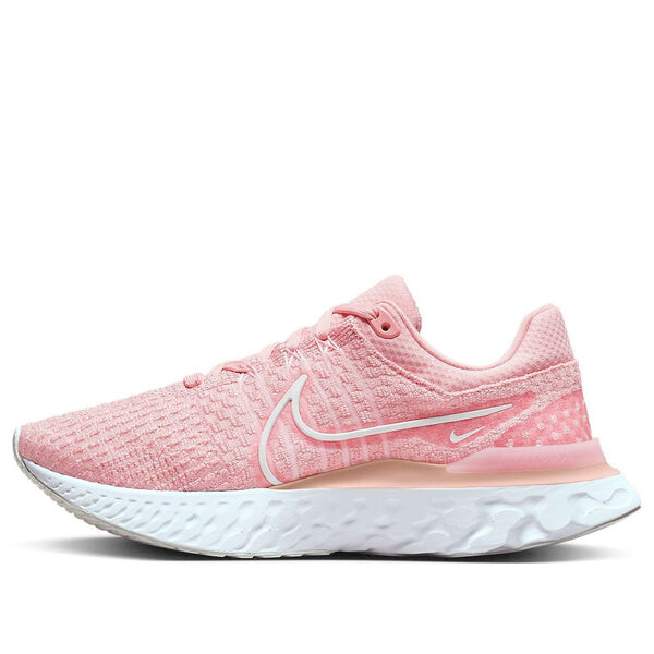 Кроссовки react infinity run flyknit 3 Nike, розовый