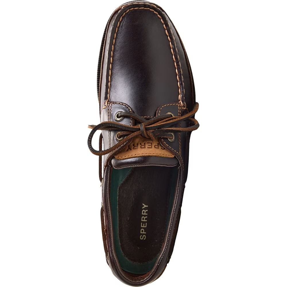 Туфли-Лодочки Mako с двумя люверсами из кожи Sperry, цвет amaretto — фото 4