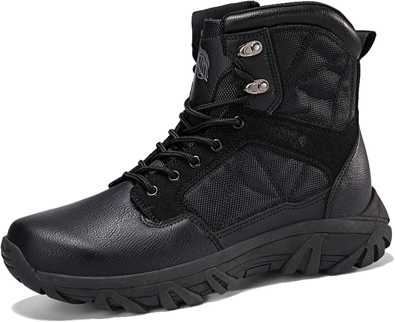 

Мужские тактические ботинки Легкие походные ботинки Кожаные ботинки Botas militares para hombre Ботинки для мотоцикла Zivopah, черный