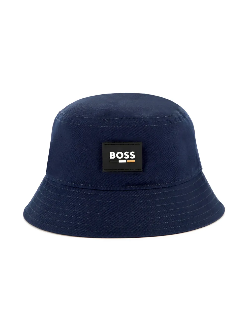 

Панама с нашивкой-логотипом BOSS Kidswear, синий