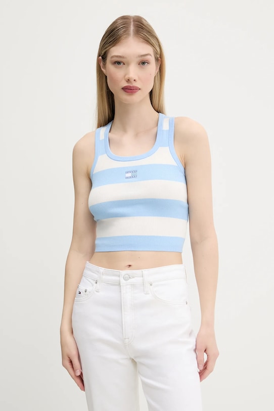 

Топ Tommy Jeans, синий