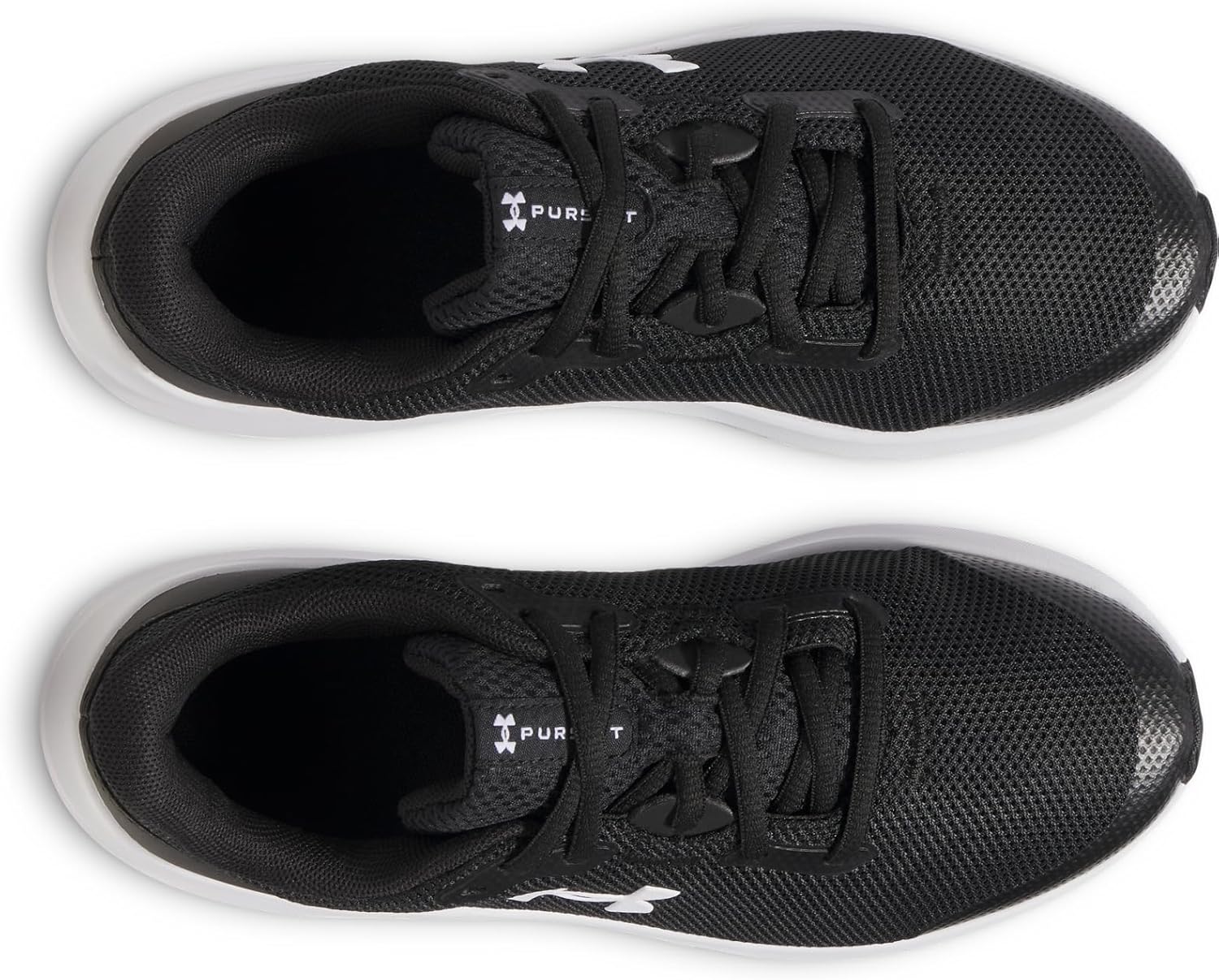 Кроссовки Under Armour Pursuit 4 для мальчиков школьного возраста, белый/черный — фото 2