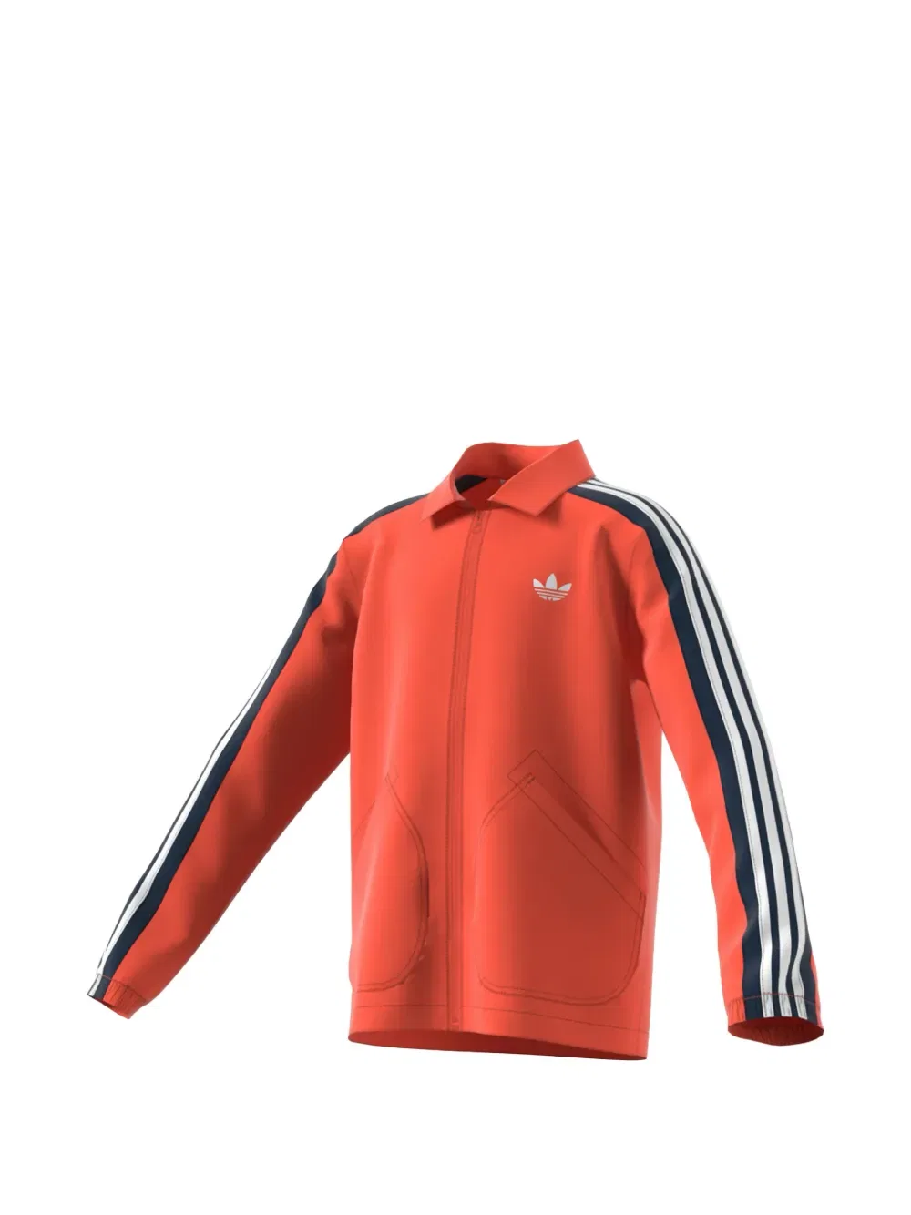 Куртка-бомбер с тремя полосками Adidas Kids, оранжевый