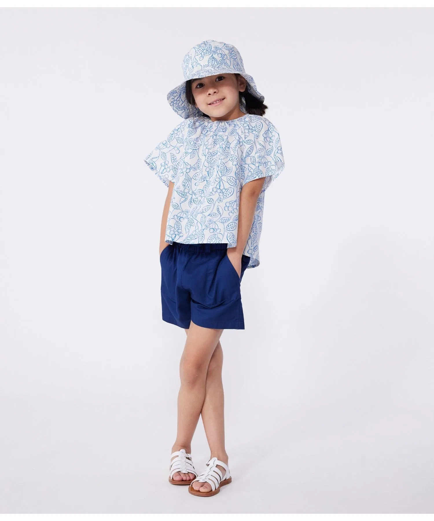 Детская блузка PETIT BATEAU с коротким рукавом