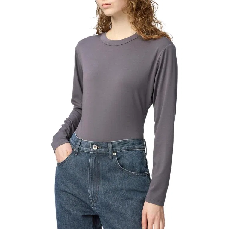Боди UNIQLO U Collection Violet — фото 3