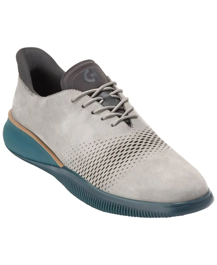 Мужские туфли-оксфорды Zerøgrand Laser Quick-On на шнуровке, размер 6 Cole Haan, ultimate серый nubuck