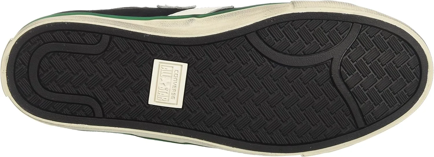Мужские высокие кеды Converse 158935c, белый/черный/зеленый — фото 4