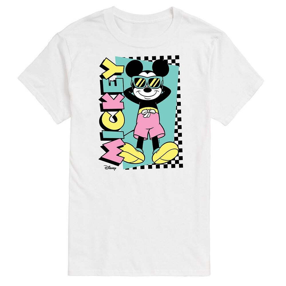 

Футболка Disney's Mickey Mouse Big & Tall Sunbathe с рисунком, белый